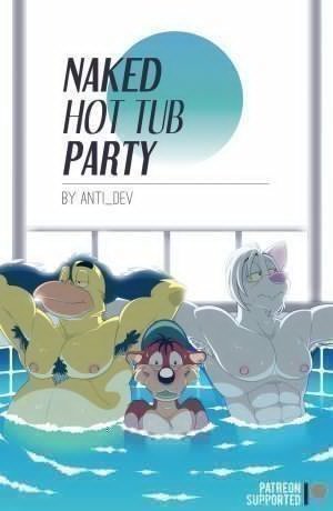 [Anti Developmnt] Naked Hot Tub Party - Page 1